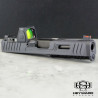 Complete HS-B00 Slide for Glock 19 Gen 3 Sniper Gray Cerakote Finish RMR cut HS Black DLC barrel