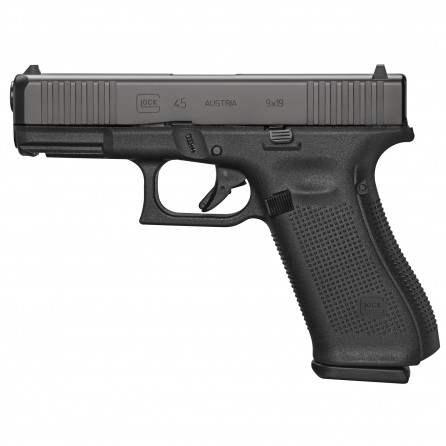 Glock 45, Striker Fired, Semi-automatic, 9mm, 4.02" Glock Marksman Barrel, Matte Black Finish, 17 Rounds, 3 Magazines