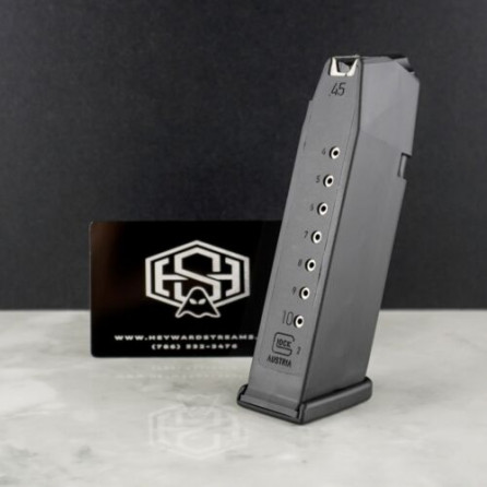 Glock 21 OEM Magazine 10 Round 45 ACP Mag, Factory Magazine