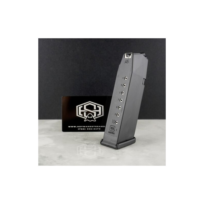 Glock 21 OEM Magazine 10 Round 45 ACP Mag, Factory Magazine