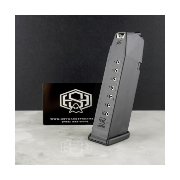 Glock 21 OEM Magazine 10 Round 45 ACP Mag, Factory Magazine