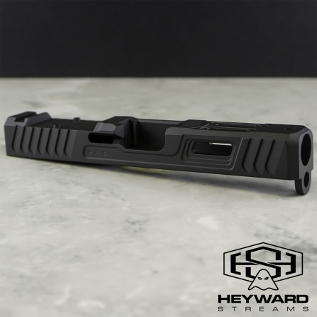 HS-B00 pro Slide for Glock 19 Gen 3 Armor Black Finish, RMR cut 9mm