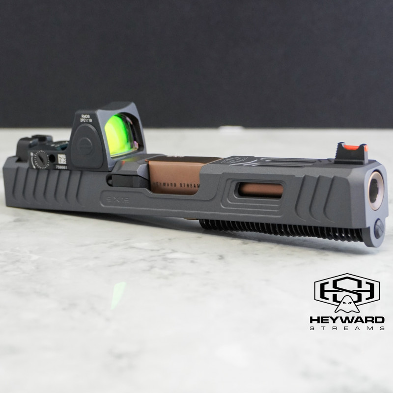 Complete Slide Assembly for Glock 19 Gen 3, Model style: HS-B00, RMR cut