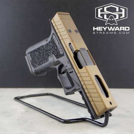 Live Free Armory Complete Top Ported Slide Assembly for Glock 19 Gen 3, Model style: Combat, Burnt Bronze, RMR Optic cut, 9mm