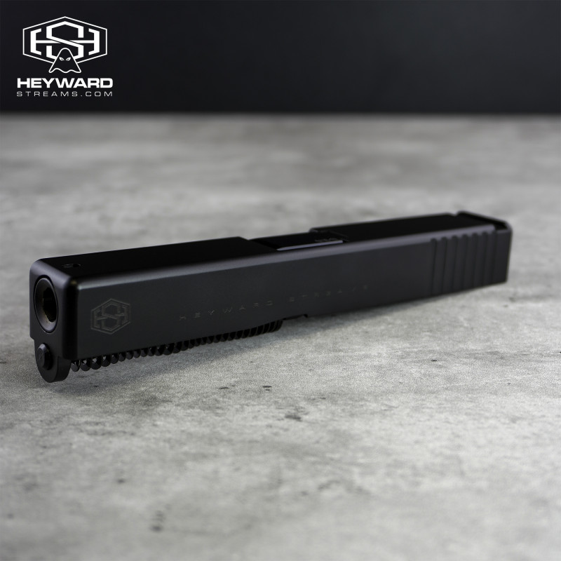 Complete Slide Assembly for Glock 19 Gen 3, Model style: HS OEM, 9mm