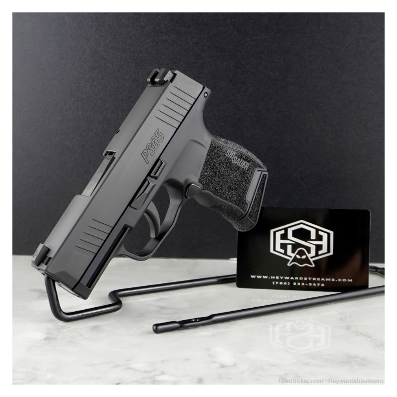 Sig Sauer P365, Striker Fired, 3.1" Barrel, Black Nitron Finish, 10 Rounds, 2 Magazines, 9mm