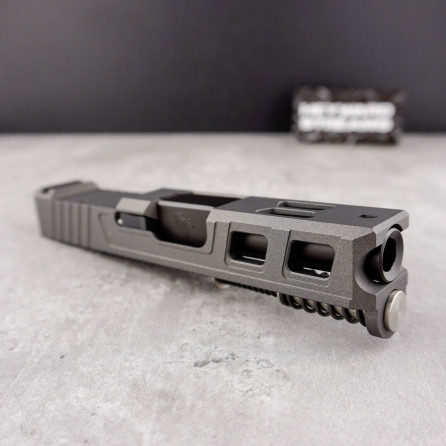 Complete Slide Assembly for Glock 26 Gen 3 and 4, Model Style: Elite, RMR Optic cut, 9mm