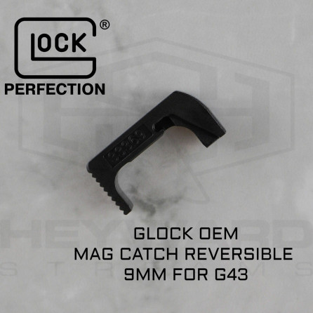 Original Glock Factory OEM Mag Catch Reversible for G43