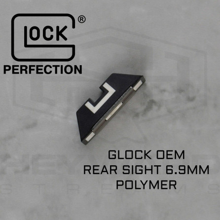 Original Glock Factory OEM Polymer Rear Sight, 6.9mm