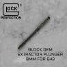 Original Glock Factory OEM Extractor Depressor Plunger Assembly