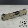 Complete Slide Assembly For Glock 43, 43x, HS OEM Style, FDE Finish, 9mm