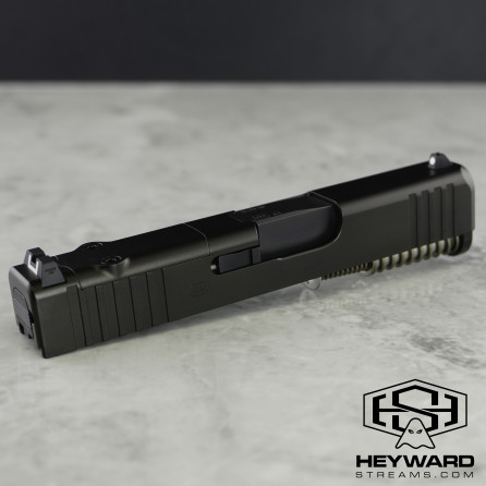 Factory OEM Complete Slide, Glock 43x, RMS Optic cut, 9mm