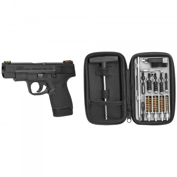 S&W, Shield M2.0, Striker Fired, Semi-automatic, Micro-Compact, .40 S&W, 4" Barrel, Armornite Finish, 6-7 Rd, 2 Mag