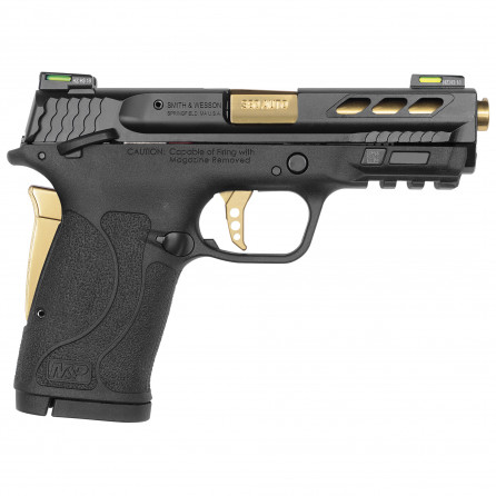 S&W, Shield M2.0 M&P380, Internal Hammer Fired, Semi-automatic, Micro-Compact, 380 ACP, 3.8" Ported Barrel, 8 Round, 2 Mag