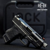 Custom Glock 26 Hand-Stippling, Armor Black Cerakote Hs-J02 Slide, 9mm