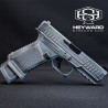 Glock Plataform Pistol (G19), Compact, Grey Battle Worn Cerakote Finish, 9mm.