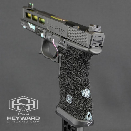 Custom Glock 17 Gen 3 Pistol, ZPS.P, Multicam Stippled, Miami Vice Multicam