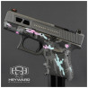 Custom Glock 26 Gen 3 Pistol, HS-J02 Style, Miami Vice Multicam, 9mm