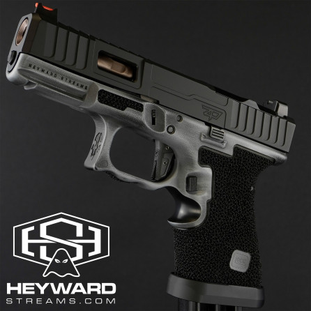 Customized Glock 19 Gen 3, Semi-automatic, Zaffiri Precision ZPS. 1 Upper, Call of Duty Design, 9mm