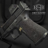 Custom Glock 43X MOS, Hand-Stippling, Green/Red Dot Holosun Eps, Ultra-Conceal Size, 9MM