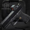 Custom Glock 43X MOS, Hand-Stippling, Red Dot Holosun Eps Carry, Ultra-Conceal Size, 9MM