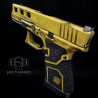 Glock 19 Gen3, Bumblebee Transformer Edition, Hand-Stippling, Elite LF19 or 23 Slide, Complete Cerakote