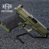 Customized P80 Compact Pistol, PFC9 OD Green, Stippled Lower, P80 RMR Cut Upper, 9mm