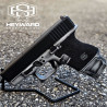 Custom G26 Gen3 – Hand Stippling, Winter Call-Duty Design, OEM Heyward Streams Style Upper, 9mm.