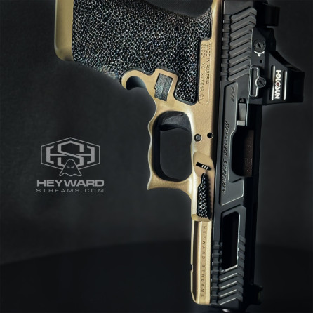 Custom Glock 17 Gen 3 – Exclusive Custom OEM Slide Cuts & Internal Upgrades, Holosun 407c,  9mm