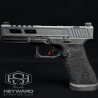 CUSTOM GLOCK 17 GEN 5, GRIP WORK, ALPHA TIMNEY TRIGGER 2 LB, ZPS.2 SLIDE, 9mm