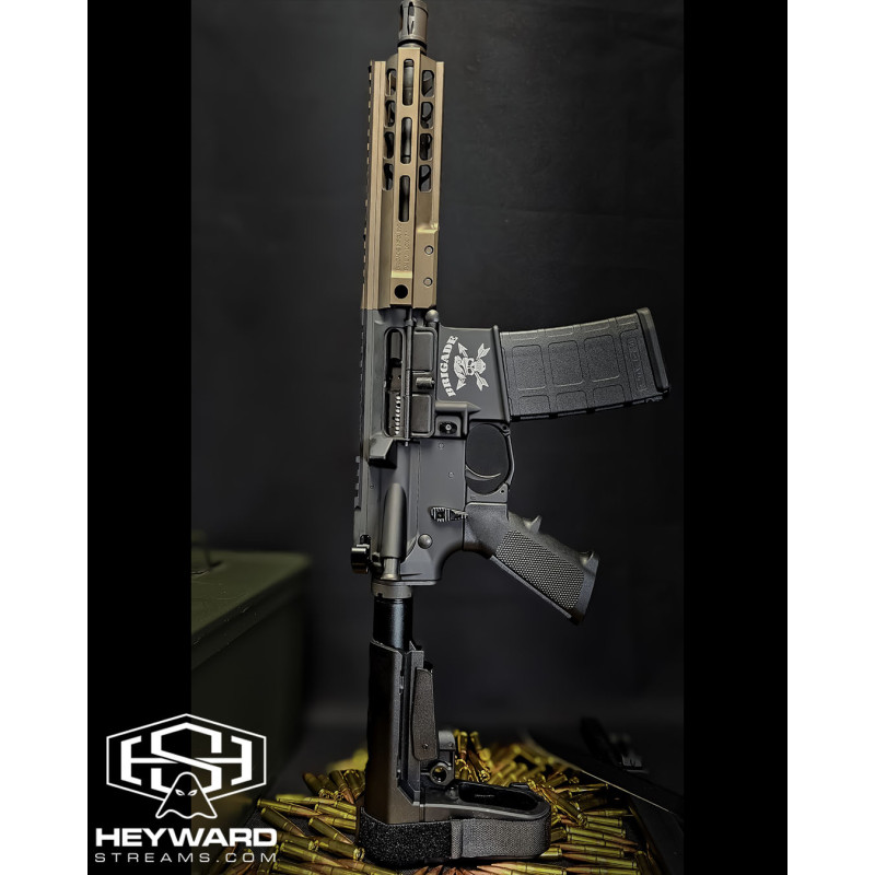 AR-15 FORGED PISTOL – 7.5" BARREL - BLACK & MIDNIGHT BRONZE CERAKOTE - BRAND NEW