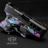 Custom Glock 26 Gen 3 Pistol, HS-J02 Style, Miami Vice Multicam, 9mm