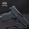 CUSTOM GLOCK 43, ULTRA-CONCEAL SIZE 9MM, PERSONAL-CARRY, SNIPER GREY