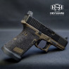 Custom Glock 19 Gen 5 with Upgrades Stippling Cerakote and Trigger 3.5lb
