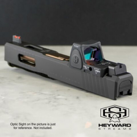 Complete Slide Assembly for Glock 19 Gen 3, Model style: HS-GN, RMR cut