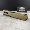 LFA Elite Complete Slide Assembly for Glock 43, 43x, FDE, 9mm