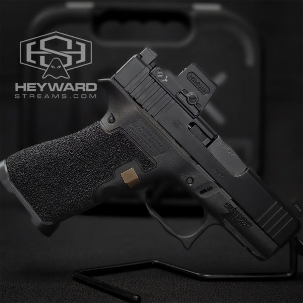 Glock 43X MOS, Stippled, Holosun Eps Red Dot - Image 2
