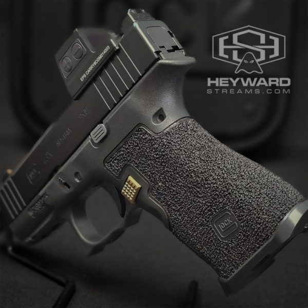Glock 43X MOS, Stippled, Holosun Eps Red Dot - Image 3