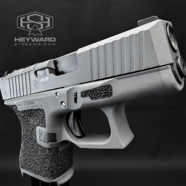 Custom G26 Gen3, Sniper Grey Cerakote, Stippled - Image 3