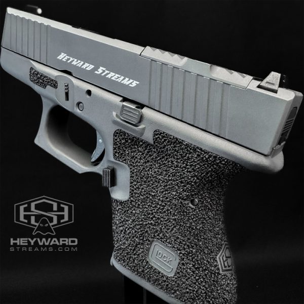 Custom G26 Gen3, Sniper Grey Cerakote, Stippled - Image 4