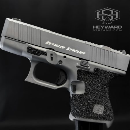 Custom G26 Gen3, Sniper Grey Cerakote, Stippled