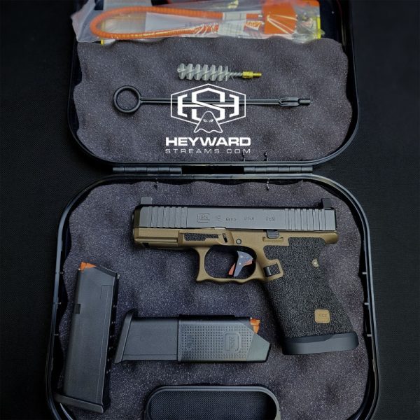 Custom Glock 19 Gen 5, Stippled, FDE Cerakote and Performance Trigger 3.5lb - Image 5
