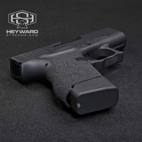 Custom Glock 43, Chantel Blue & Sniper Grey, Stippled - Image 2