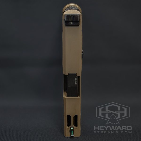 Custom Glock 43x, Chocolate Bronze Cerakote, 3.5lb Enhanced Trigger - Image 3