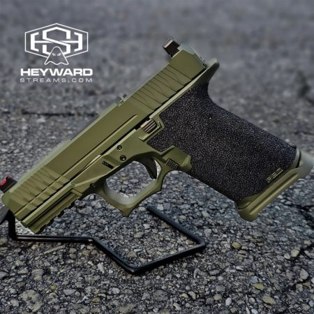 Customized P80 G19, OD Green, Stippled
