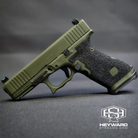 Custom Glock 45, ODG Cerakote, Stippled