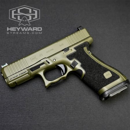 Custom Glock 45 Gen5 MOS – OD Green Cerakote & Nano X Stippling