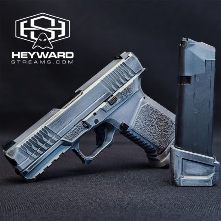 Glock 19 Plataform Pistol , Grey Battle Worn Cerakote Finish