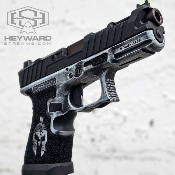 King Sparta Glock 19 Gen 3, Winter Battle Worn Cerakote - Image 6