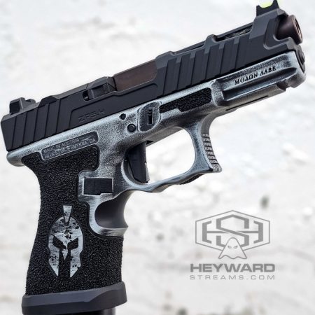 King Sparta Glock 19 Gen 3, Winter Battle Worn Cerakote